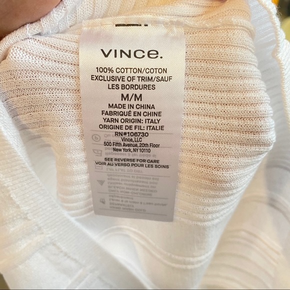 VINCE variegated rib knit long sleeve top NWT - Picture 11 of 14